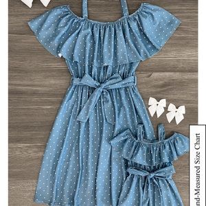 Sparkle in pink mommy & me matching dresses